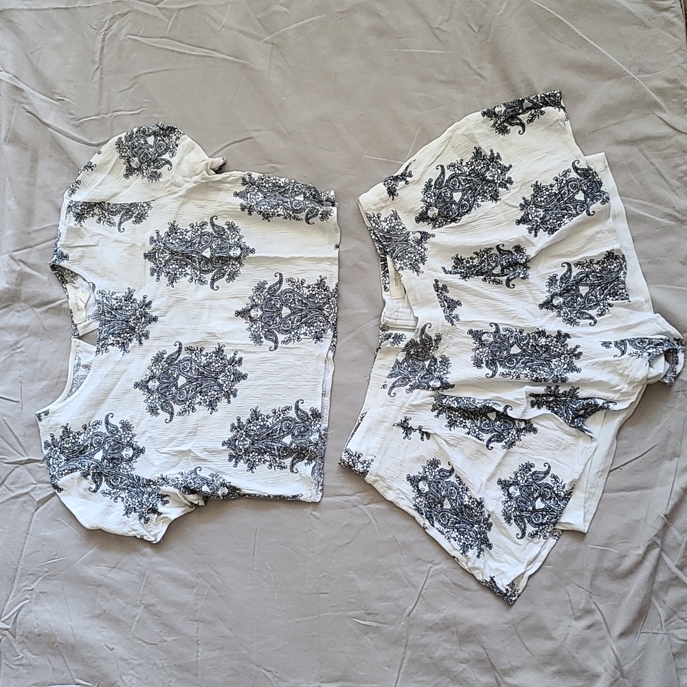 Matching top and shorts